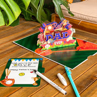 Best Dad Ever Baseball Pop Up Card – 3D Sports Themed Greeting with Bat, Ball, Jerseys and Trophy – Perfect Father’s Day or Birthday Card for Dad, Coach, Grandpa, Baseball Fans, Sporty Dads