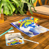 World’s Best Dad Pop Up Card – Colorful 3D Earth, Trophy, and Stars Design – Fun Father’s Day, Birthday Greeting Card for Dad, Stepdad, Grandpa, Kids to Father Gift, Appreciation or Celebration